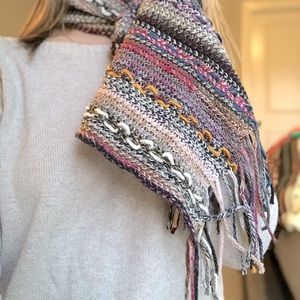 Giving Scarf, Multicolor, Reclaimed Yarn
